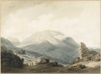 Mount Parnassus from the Road Between Livadia and Delphi, c.1790 by John Robert Cozens